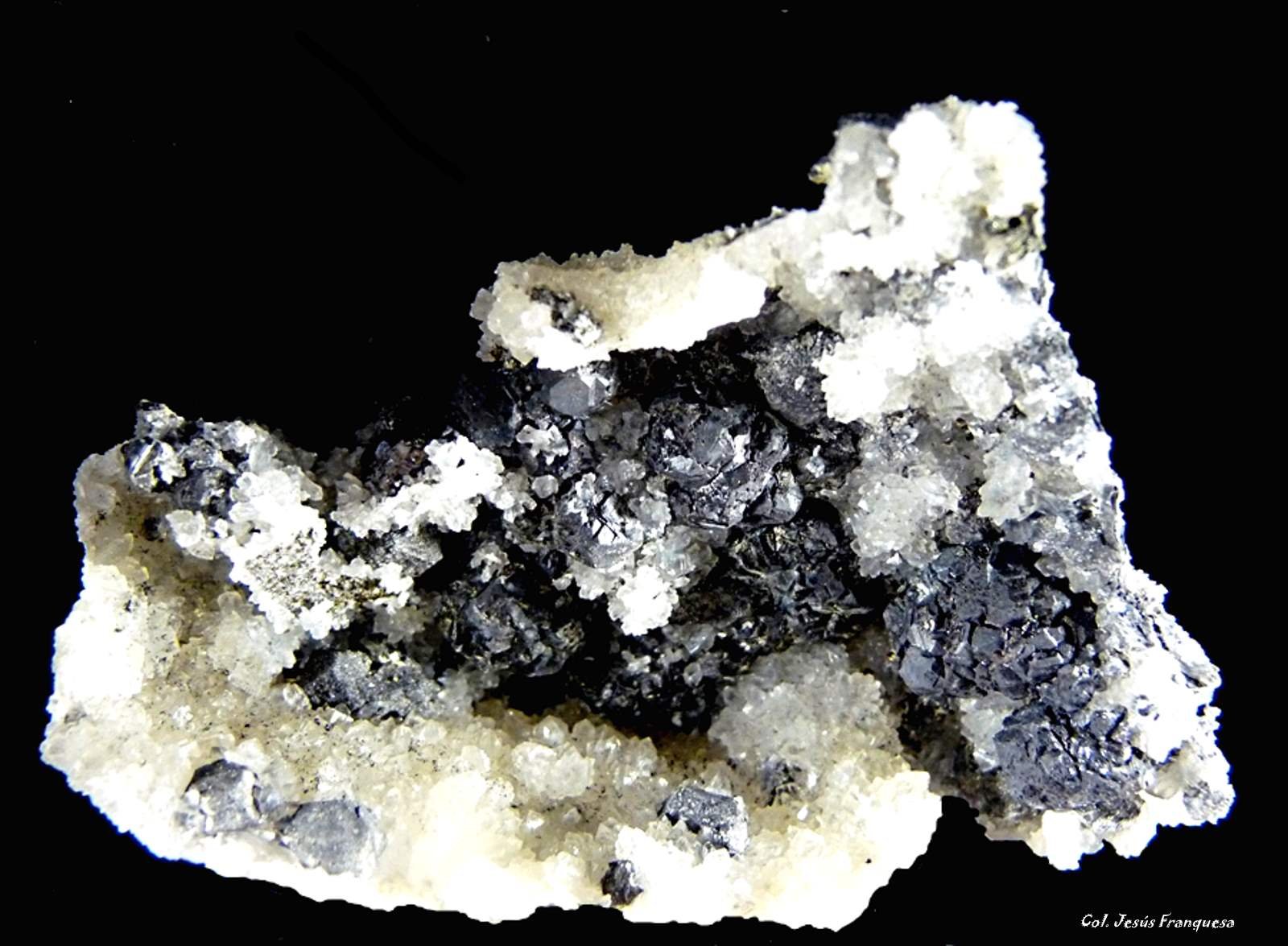 Esfalerita y Cuarzo.
75x50 mm.
(Autor: Jesus Franquesa Baucells)