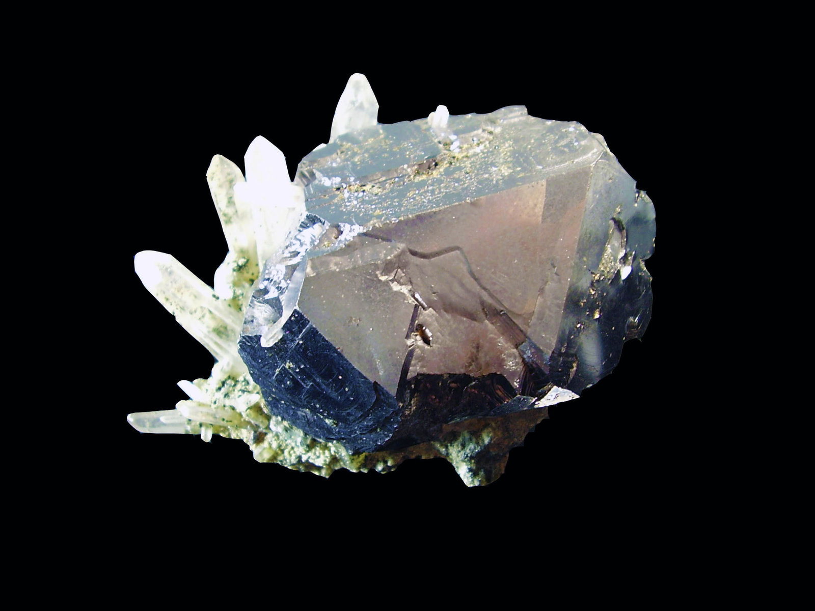 Galena, Cuarzo
8x5´5 cm
(Autor: geoalfon)