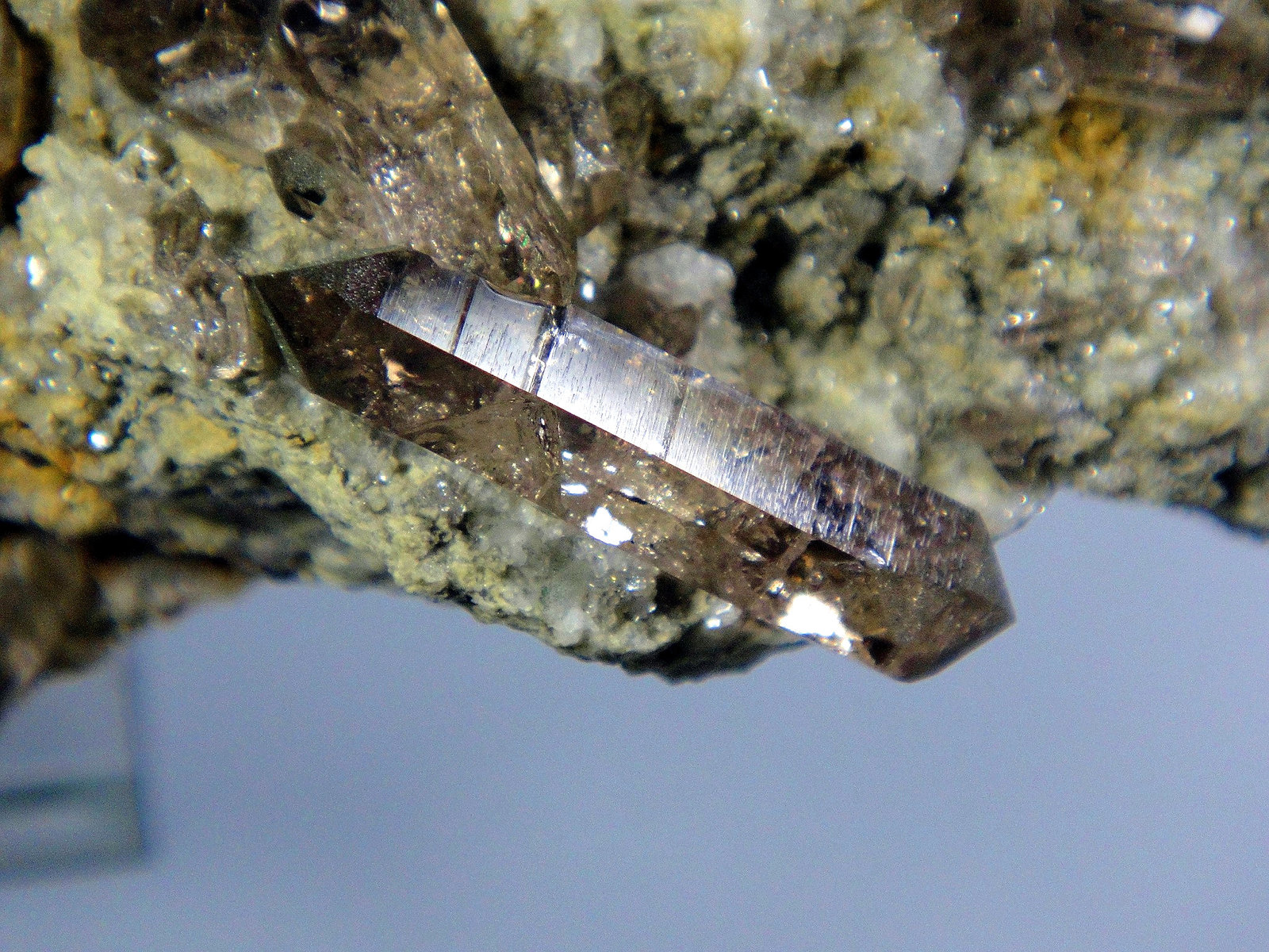 Cuarzo (variedad ahumado)
Cristal de 3 cm.
(Autor: Antonio P. López)