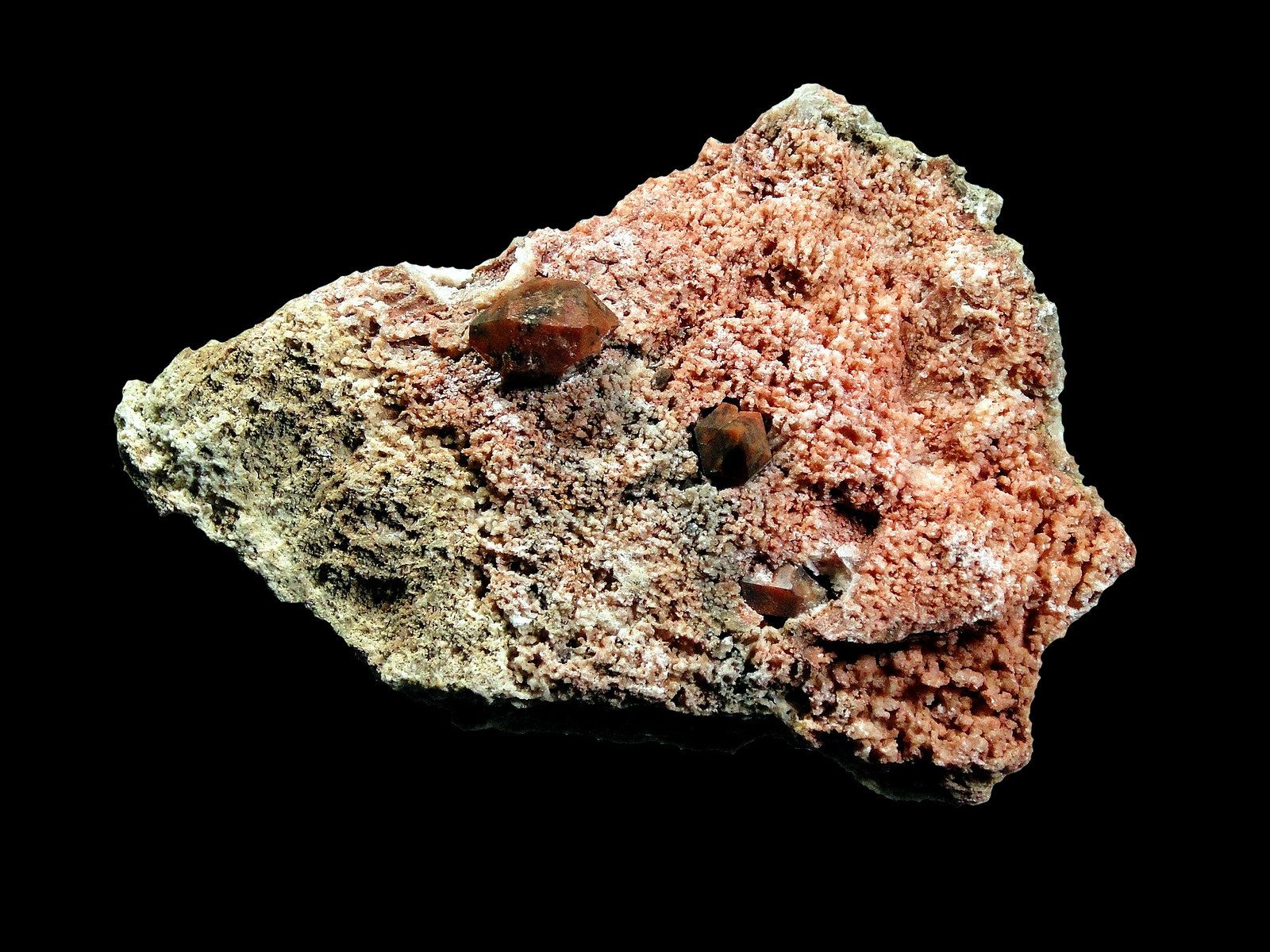 Cuarzo (variedad hematoideo)
10 x 7 cm.
(Autor: Antonio P. López)