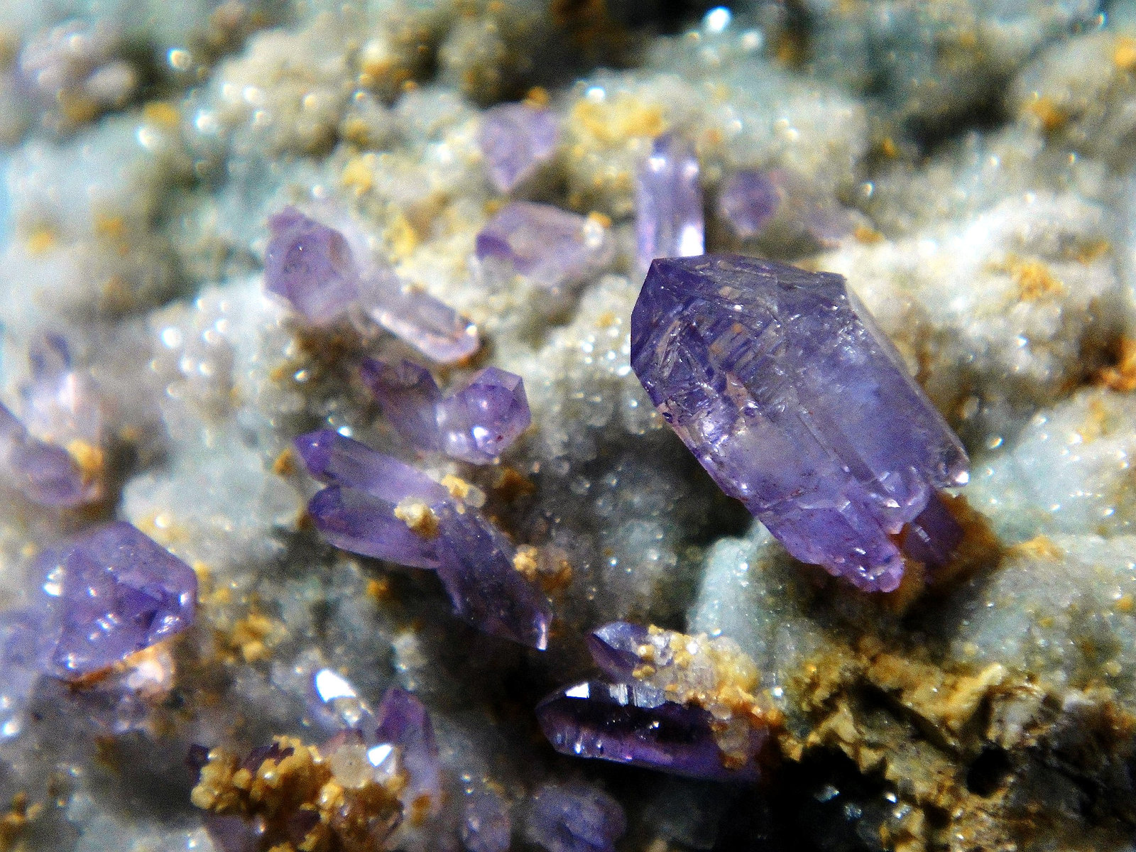 Cuarzo (variedad amatista)
Cristal de 11 mm.
(Autor: Antonio P. López)