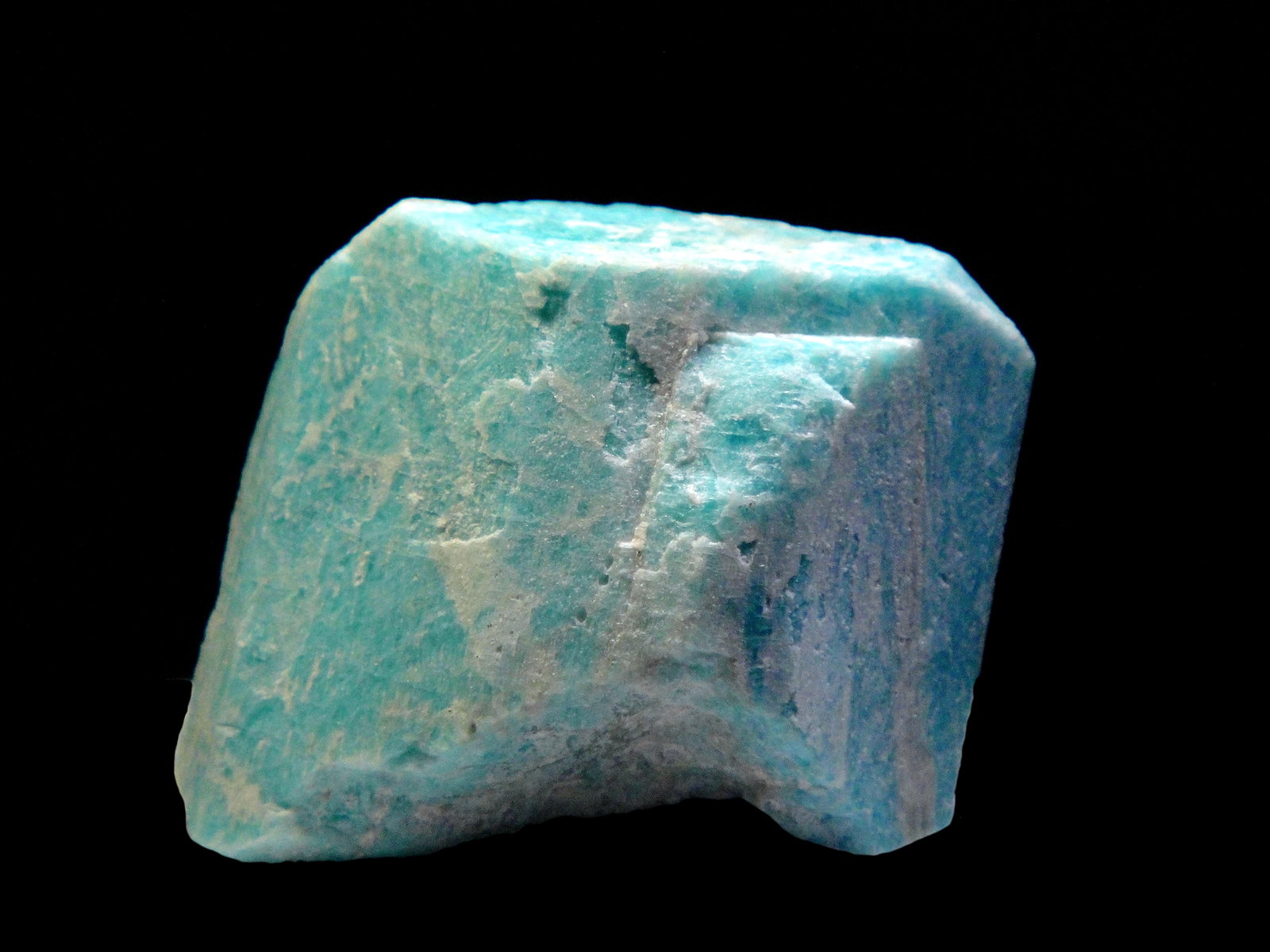 Microclina (variedad amazonita)
4,5 x 4 cm.
(Autor: Antonio P. López)