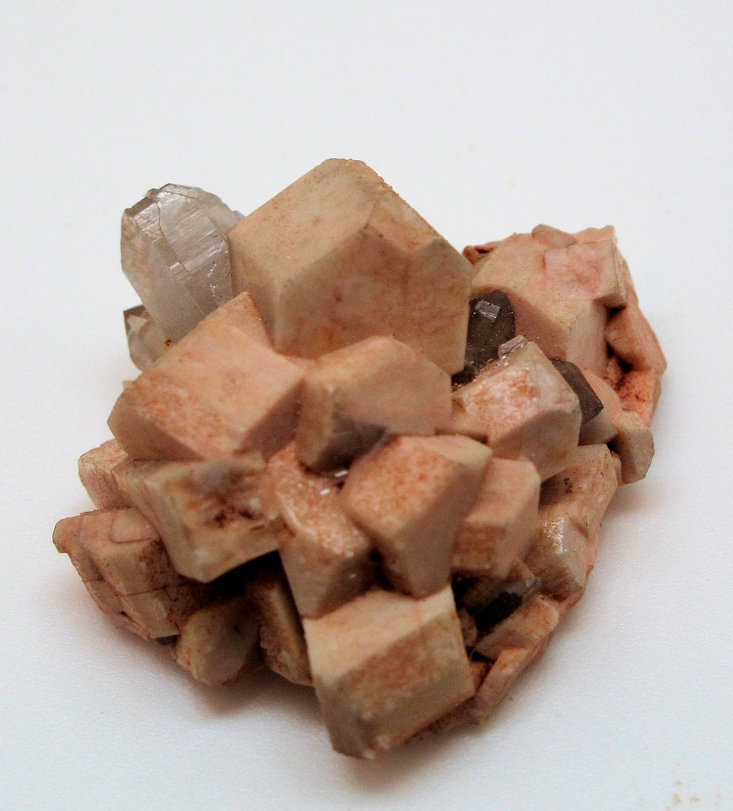 Microclina, Cuarzo
30 mm x 29 mm Cristal mayor: 10 mm Masa: 10,9 g
(Autor: Carles Millan)
