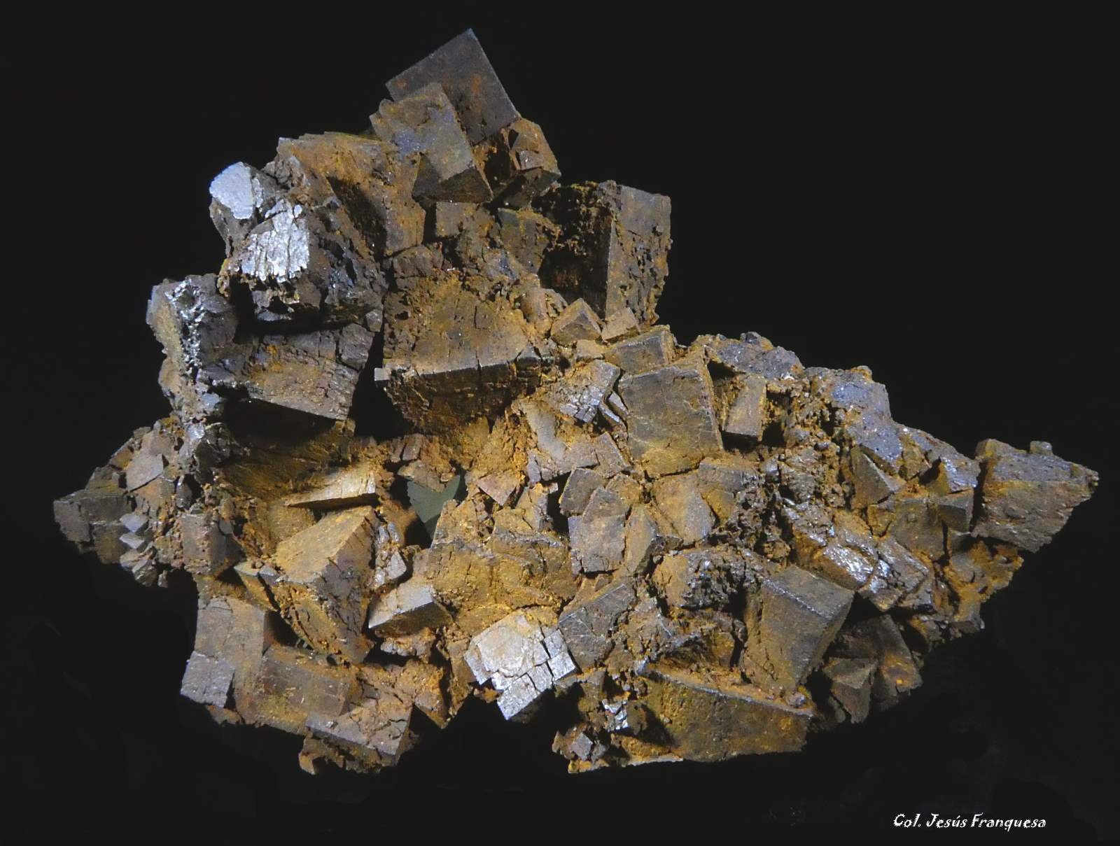 limonita pseudomórfica de Pirita
70x55 mm.
(Autor: Jesus Franquesa Baucells)