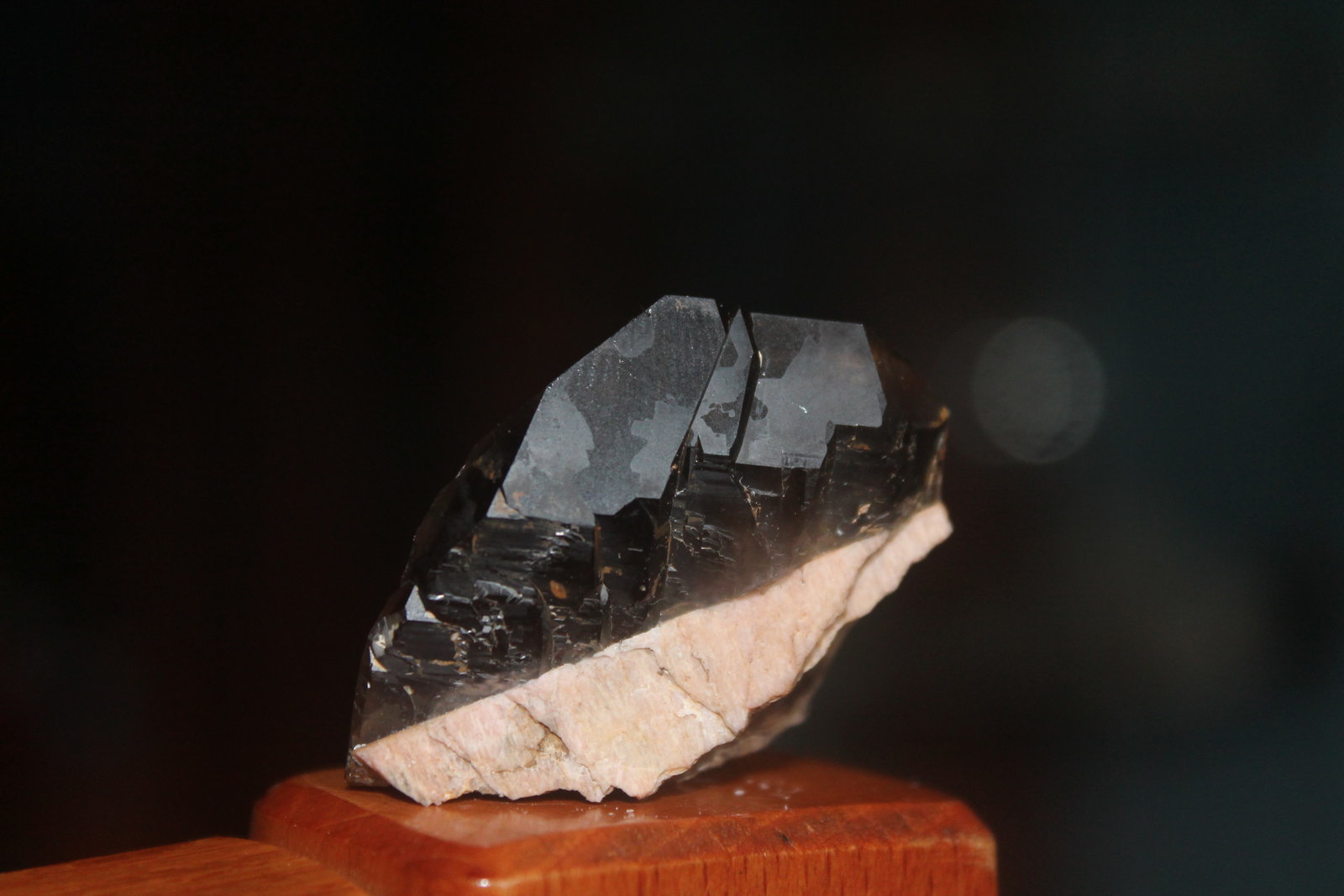 Cuarzo (variedad ahumado)
4 x 4,5 cm.
(Autor: Rafael varela olveira)