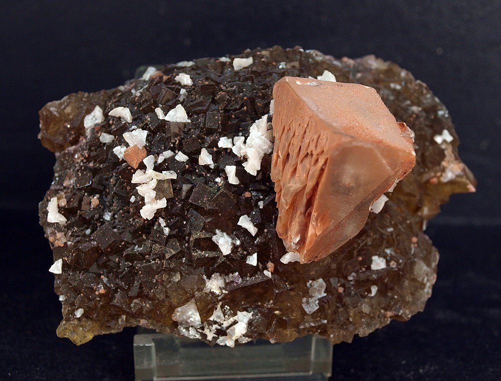 Fluorita, Calcita
9 x 6 cm
(Autor: Pedro Antonio)