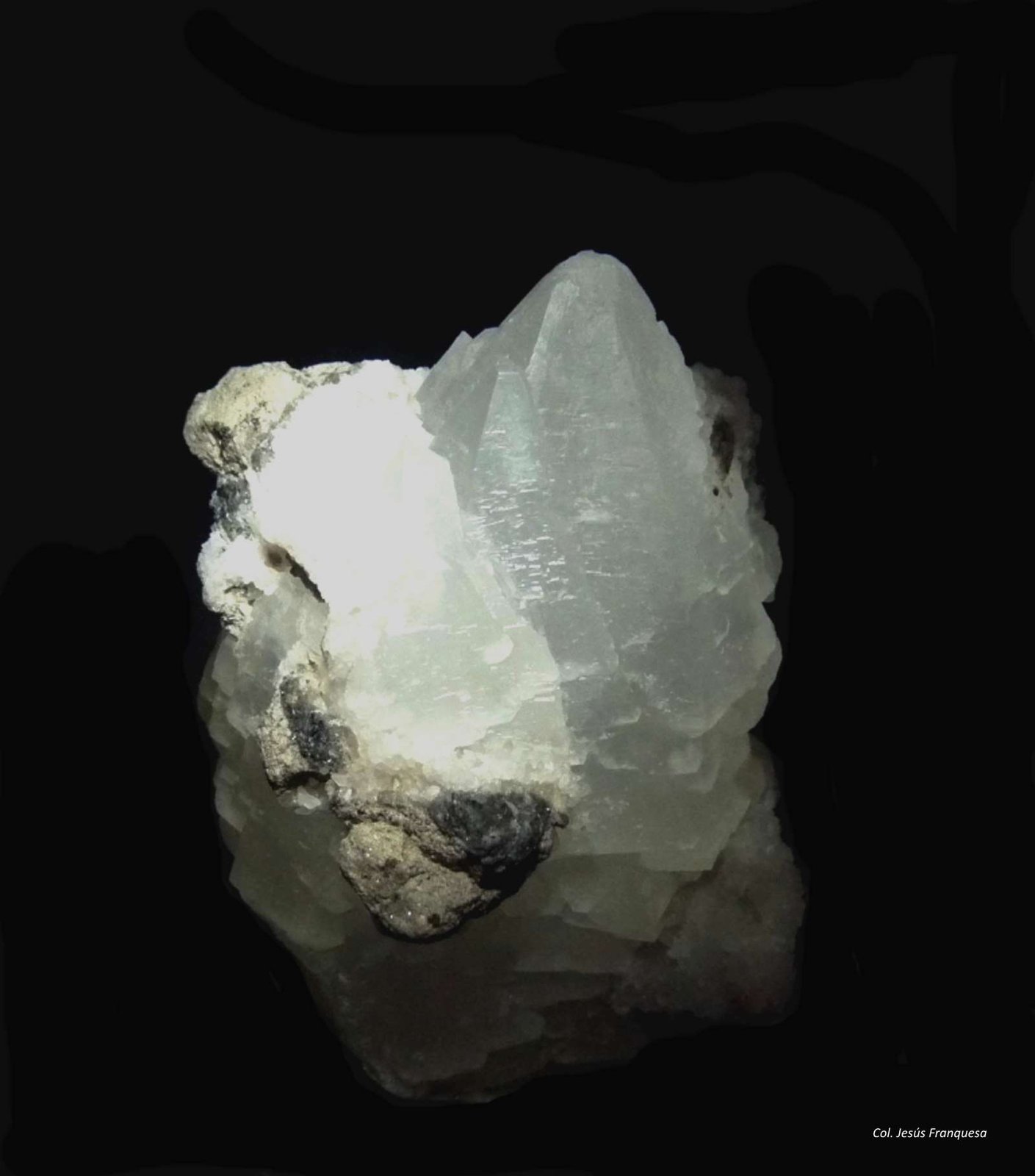 Witherita.
70x40 mm.
(Autor: Jesus Franquesa Baucells)