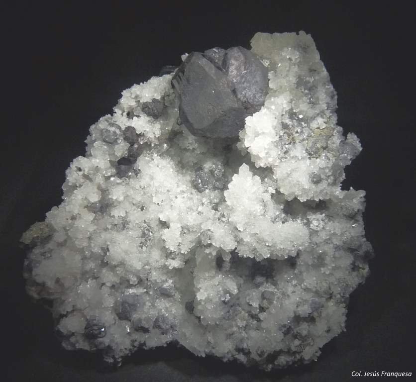 Galena y Cuarzo
25x25 mm.
(Autor: Jesus Franquesa Baucells)