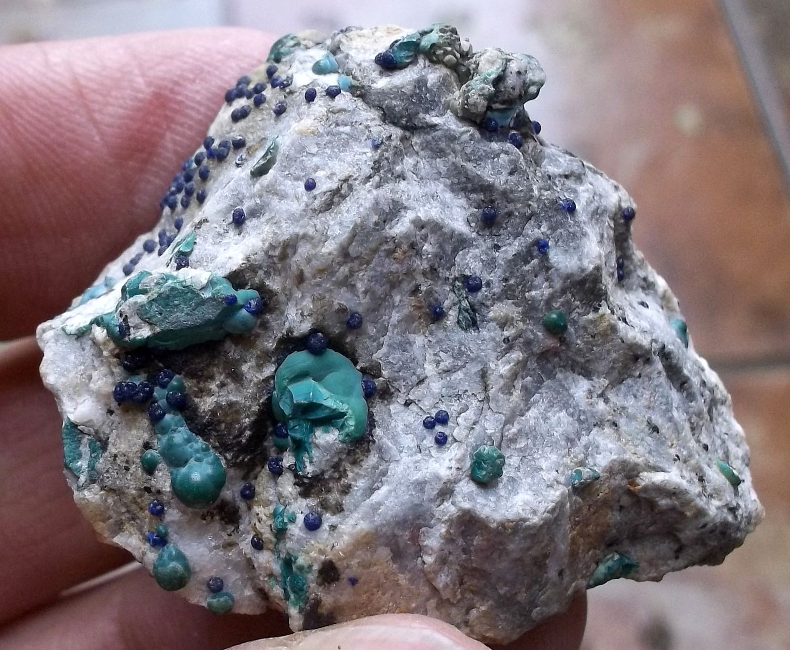 Azurita y malaquita
4 x 3 cm
(Autor: Cristalino)