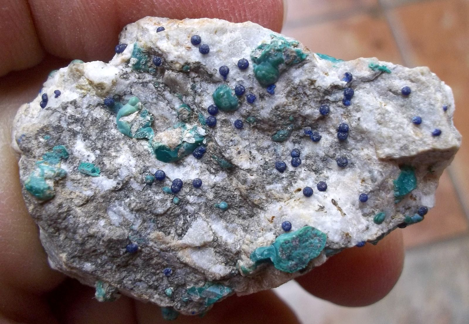 Azurita y malaquita
4 x 3 cm
(Autor: Cristalino)