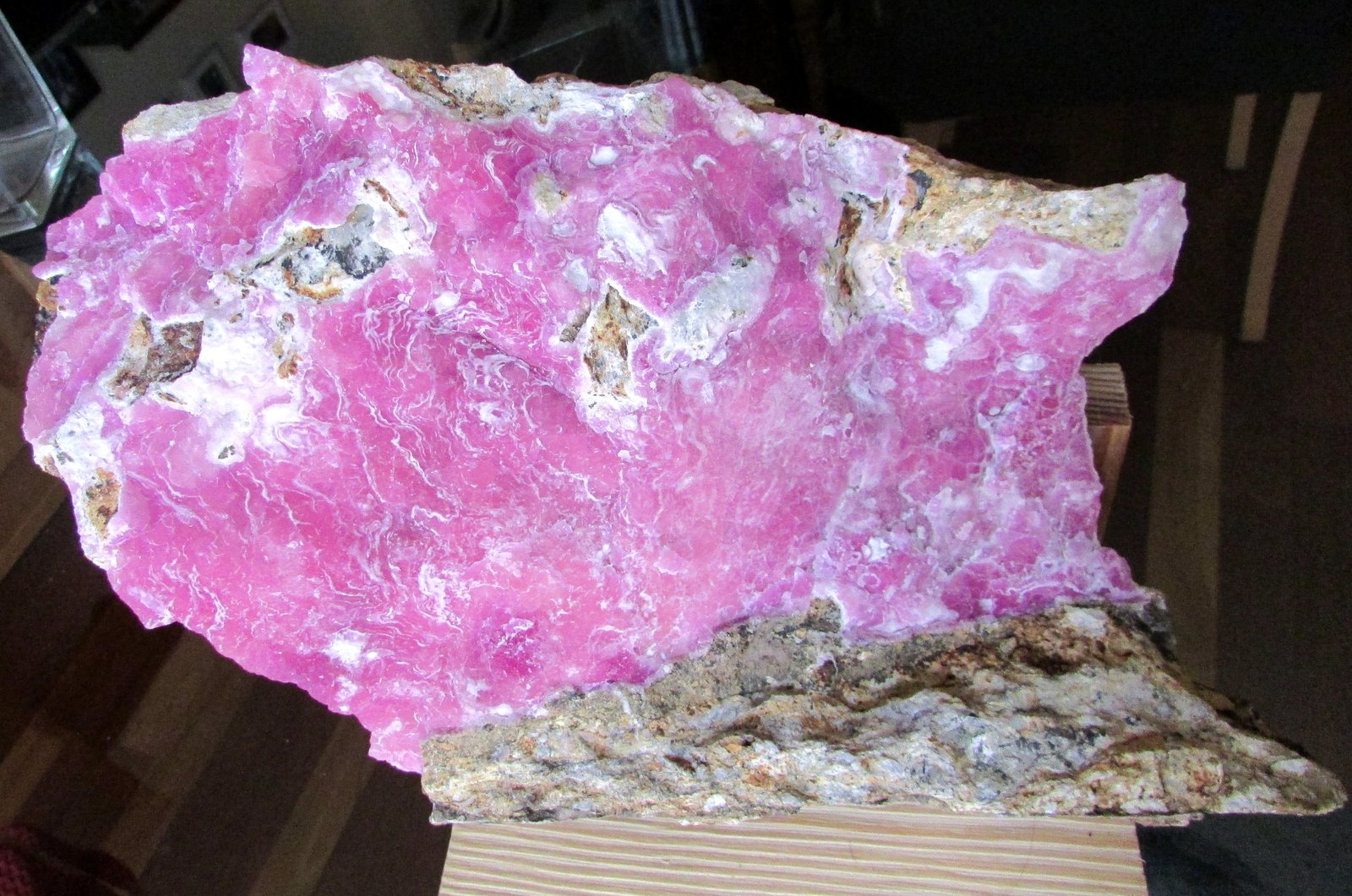 Calcita (variedad cobaltífera)
29 x 19 cm.
(Autor: Jordi Franco)