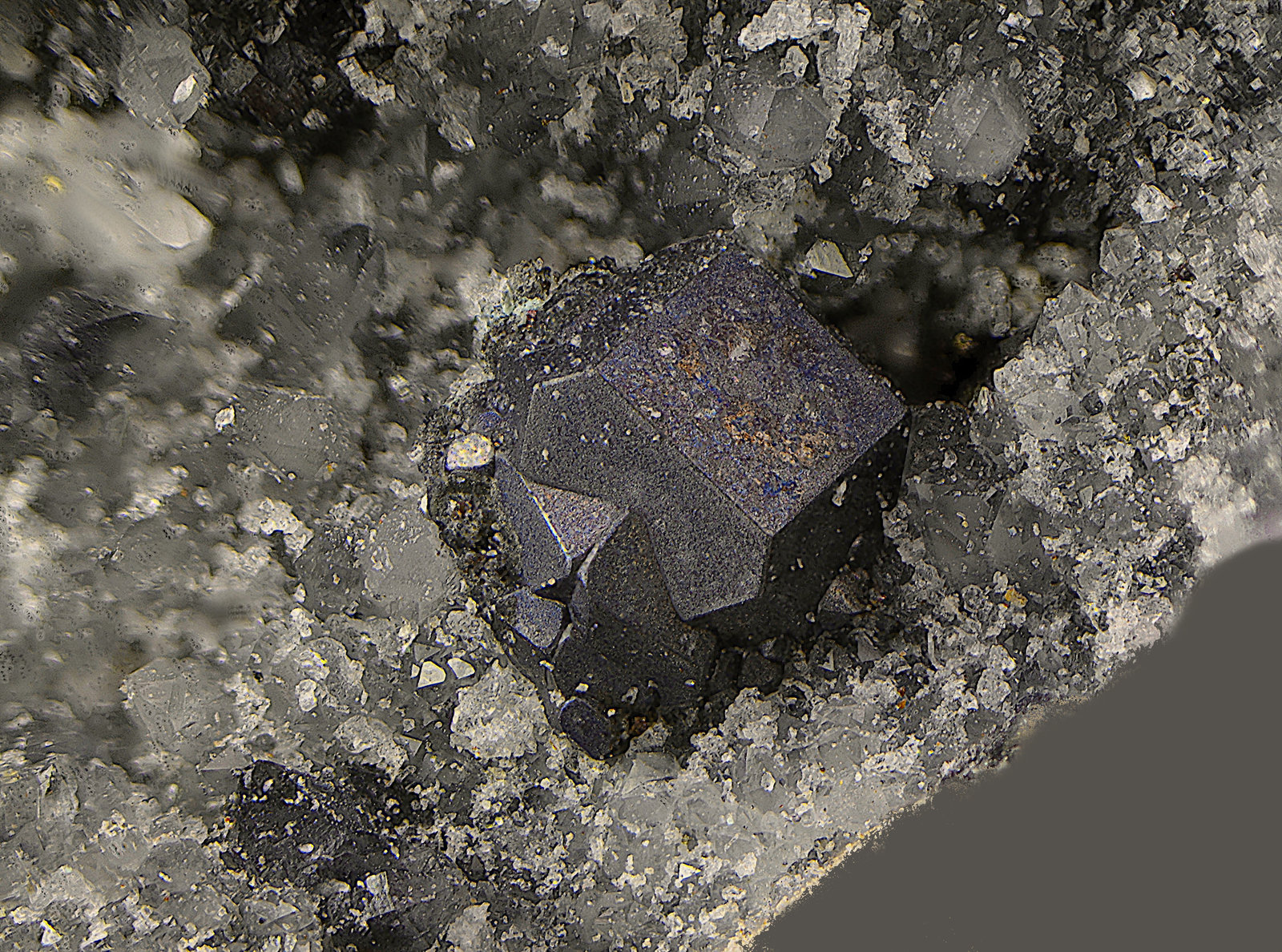 Galena
Campo de visión de 2 mm
(Autor: Antonio Carmona)