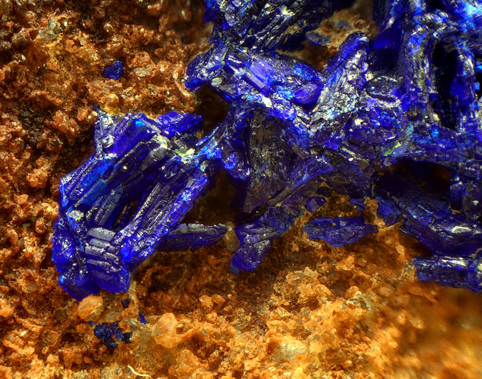 Azurita
Campo de visión de 2 mm
(Autor: Antonio Carmona)