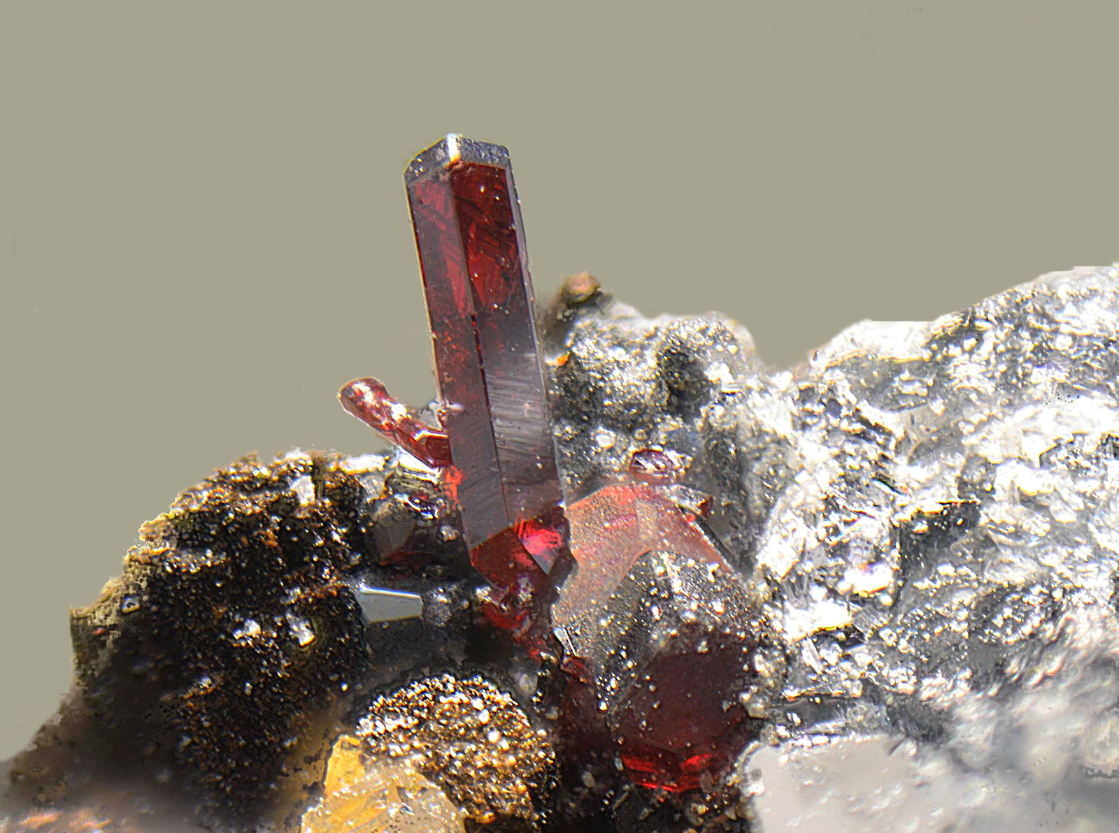 Pirargirita
Campo de visión de 3 mm
(Autor: Antonio Carmona)
