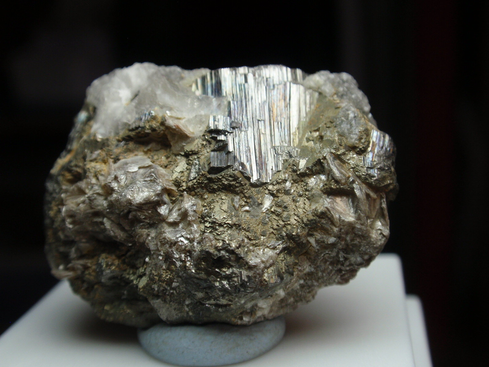 Arsenopirita en pirita
30x22 mm
(Autor: Ignacio)