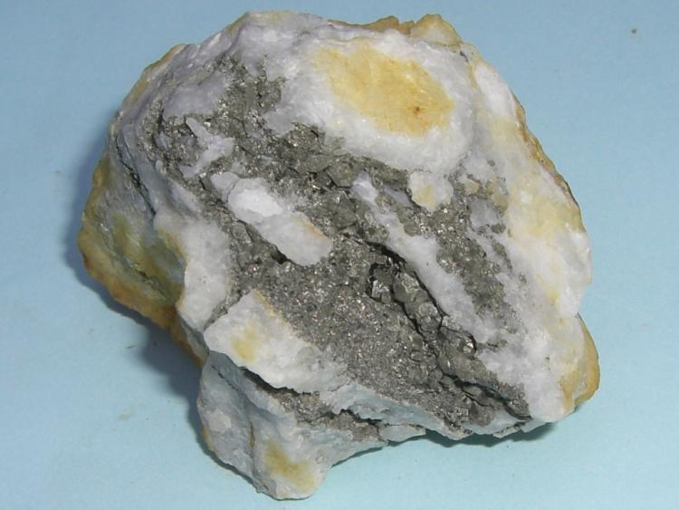 Arsenopirita y cuarzo
4 x 4 cm.
(Autor: Antonio GG)
