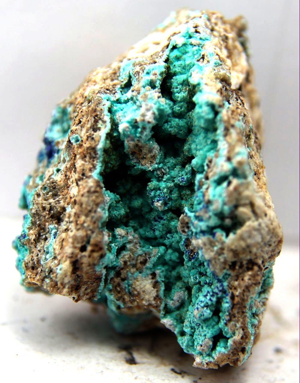 Auricalcita, Azurita
37 x 25 x 20 mm
(Autor: José Luis Zamora)