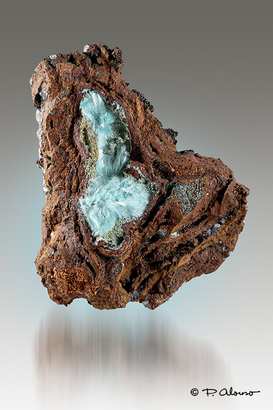 Auricalcita
10cm x 12cm x 6cm
(Autor: Pere Alonso)