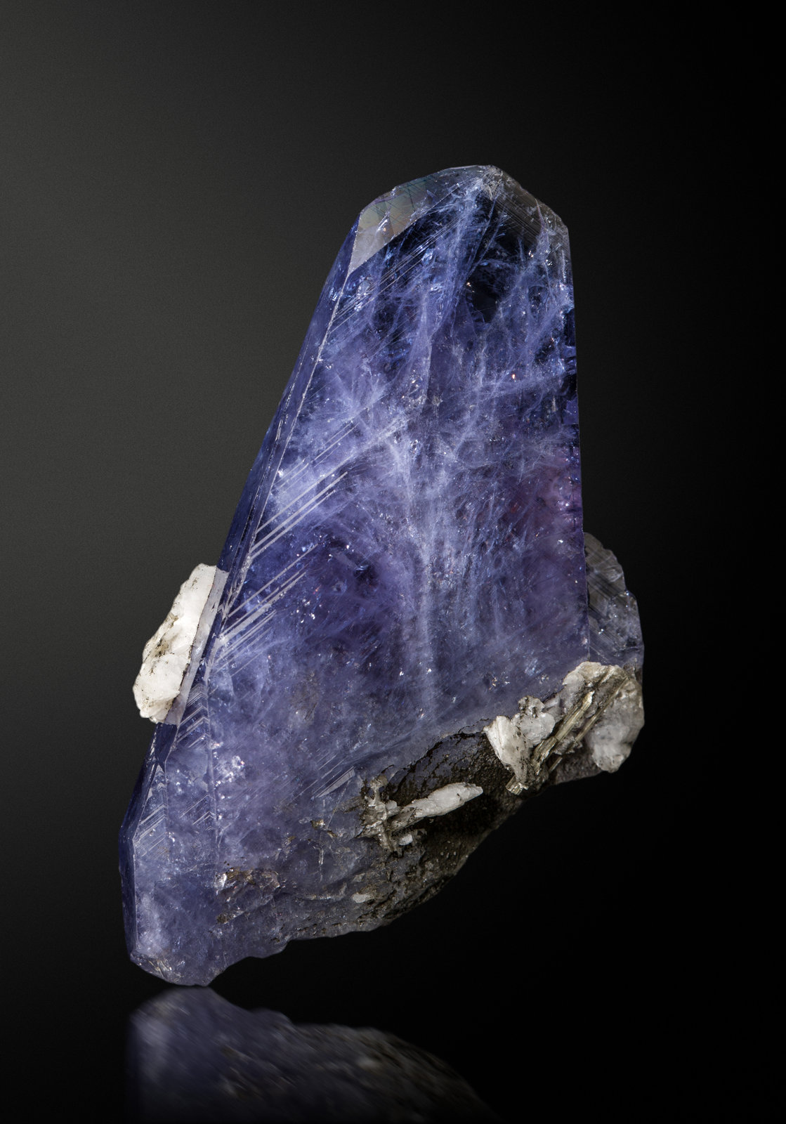 Axinita-(Mg)
3.5 x 1 x 6 cm / cristal principal: 5.9 cm
(Autor: Museo MIM)