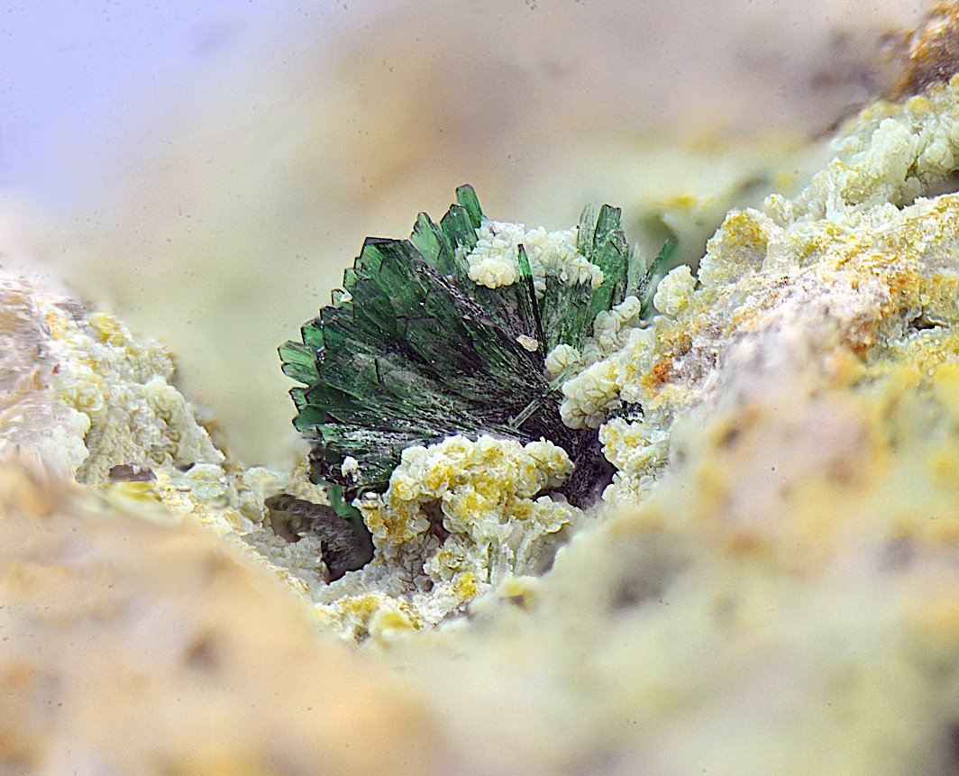 Olivenita
Campo de visión de 4 mm
(Autor: Antonio Carmona)