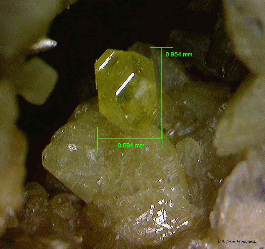 Azufre
0´954 x 0´694 mm.
(Autor: Jesus Franquesa Baucells)