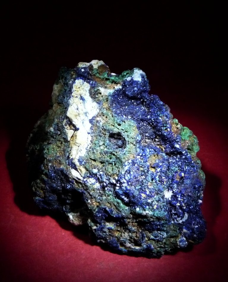 Azurita.
65x45 mm.
(Autor: Jesus Franquesa Baucells)