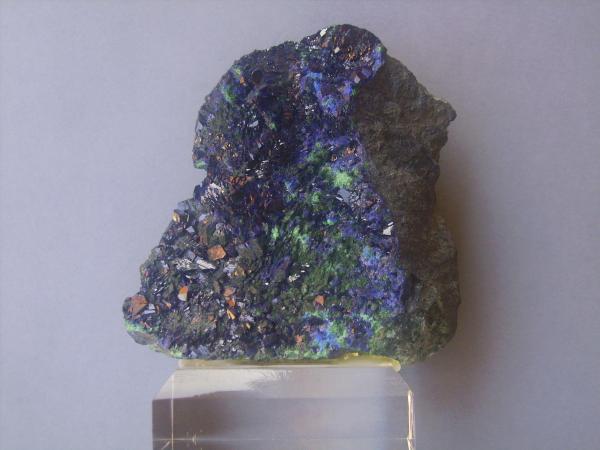 Azurita, Malaquita
13x11 cm.
(Autor: J.L.Carrizo)