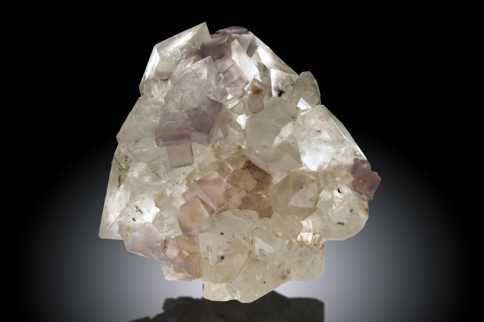 Cuarzo, Fluorita
18.5x18cm, cristales hasta 11.5x7cm
(Autor: Raul Vancouver)