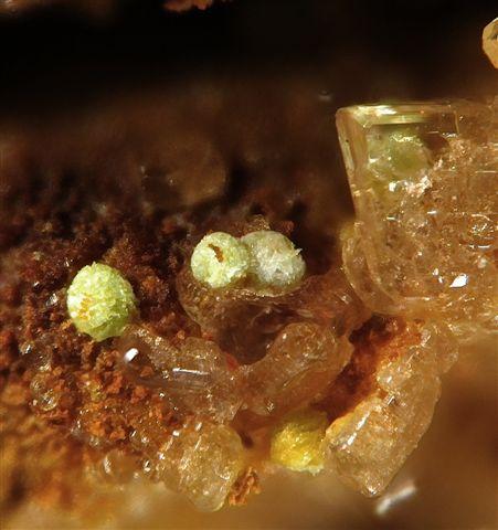 Bismutita
campo de 1 cm.
(Autor: Adrian Pesudo)