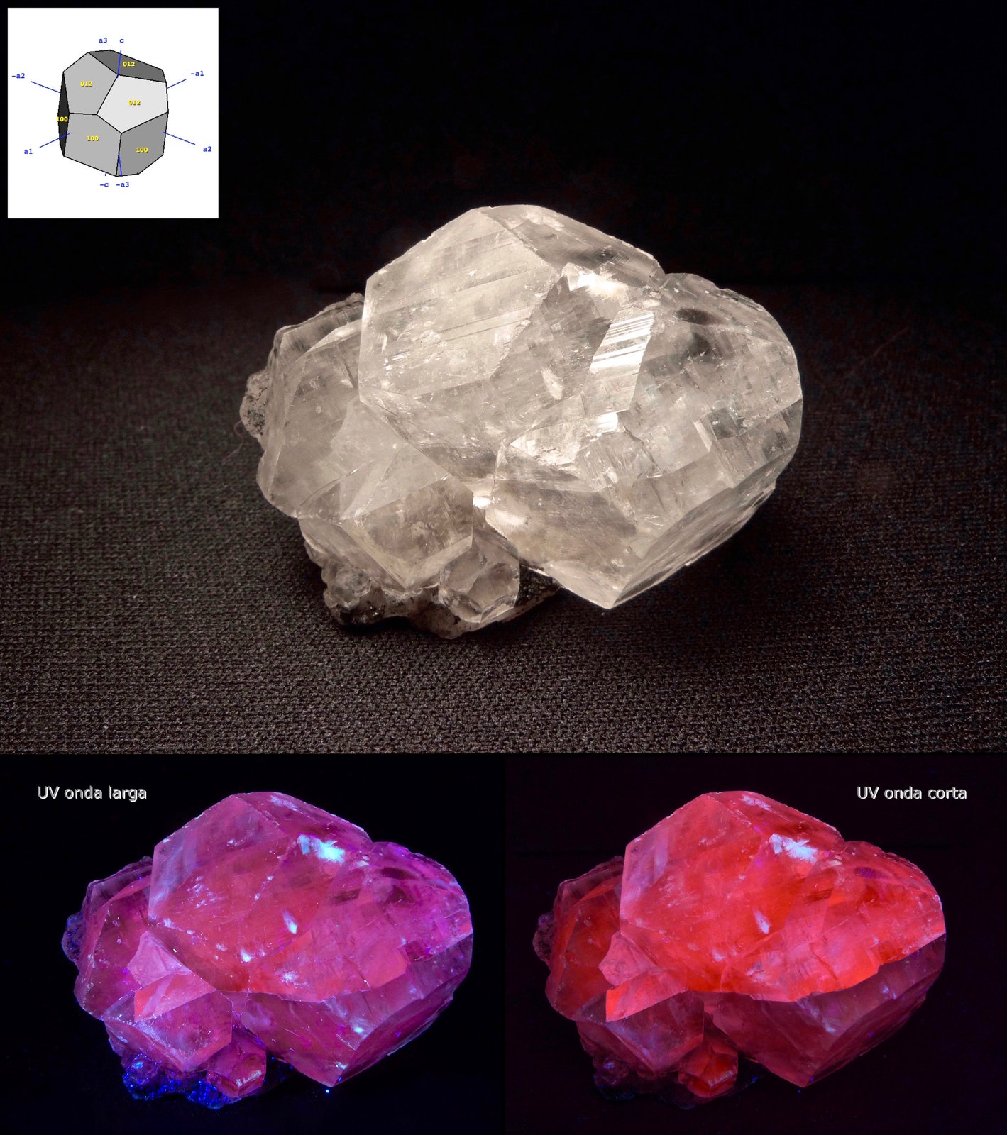 Calcita
4,5 x 3,5 x 2,5 cm
(Autor: Josele)