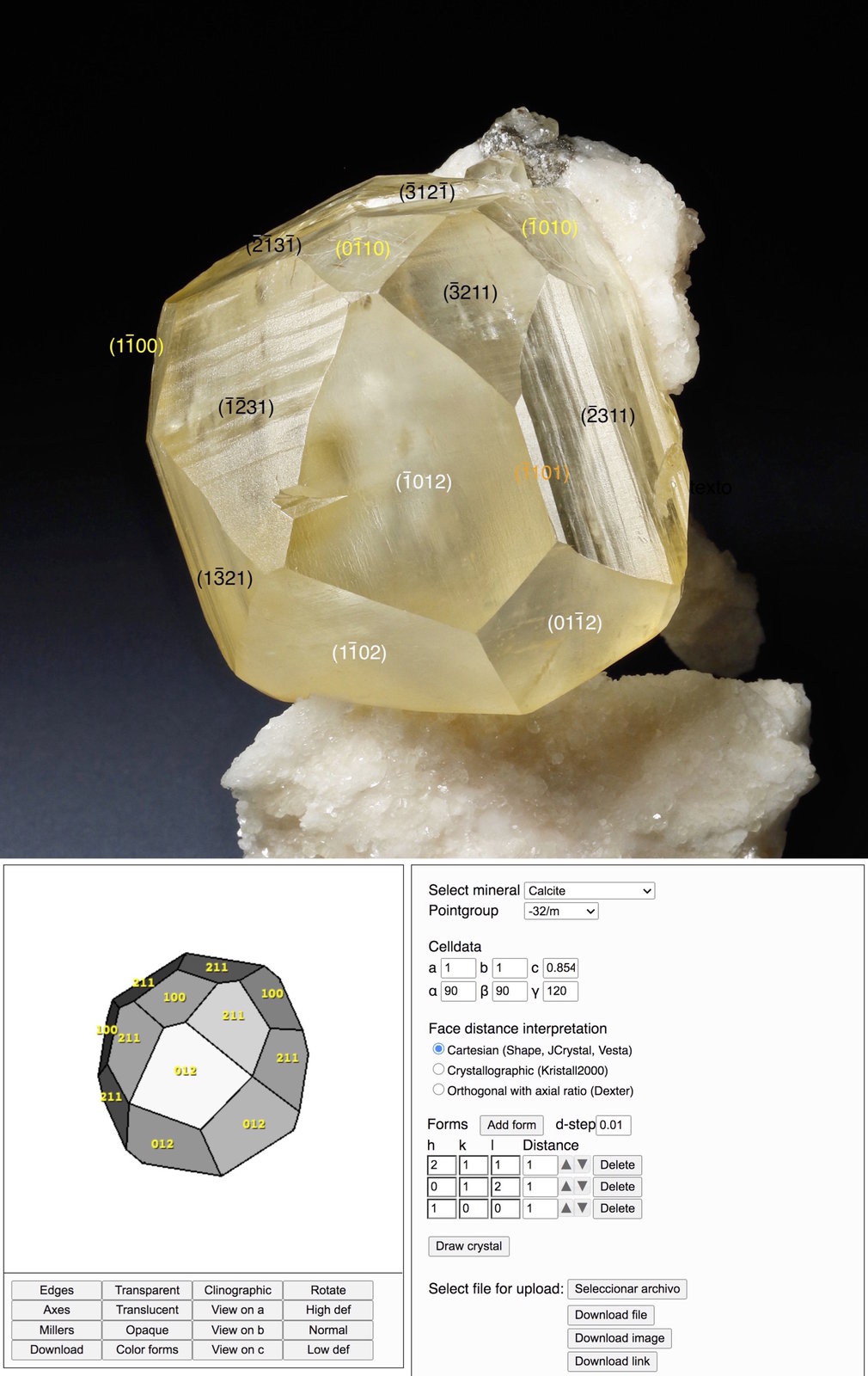 Calcita
Cristal: 4,5 cm
(Autor: Josele)