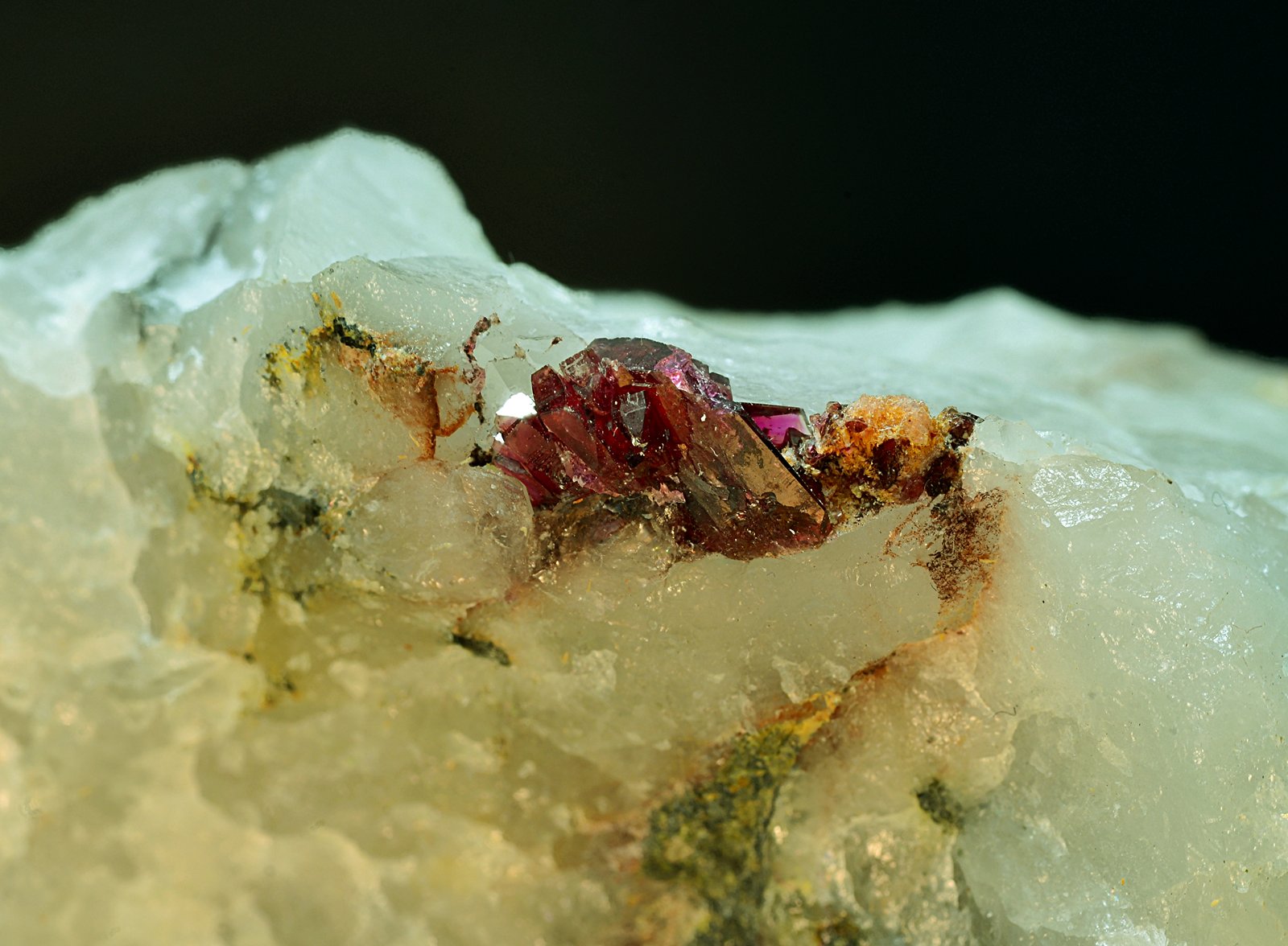 Adamita cobaltífera
Cristal mayor de 6 mm.
(Autor: Antonio Carmona)