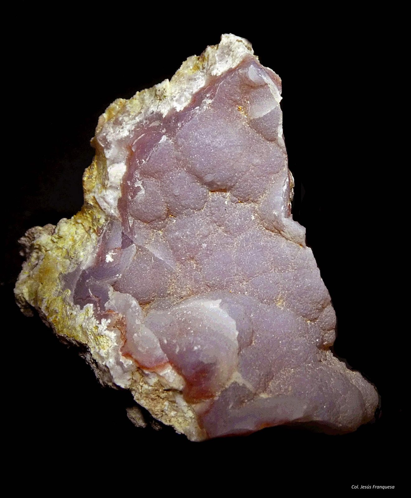 Cuarzo (variedad calcedonia)
55x40 mm.
(Autor: Jesus Franquesa Baucells)