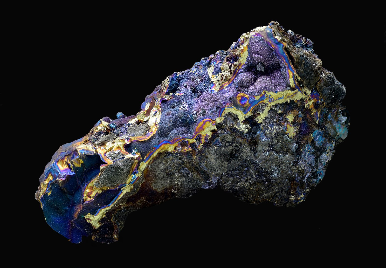 Calcopirita y Calcosina
10x6 cm
(Autor: Antonio Carmona)