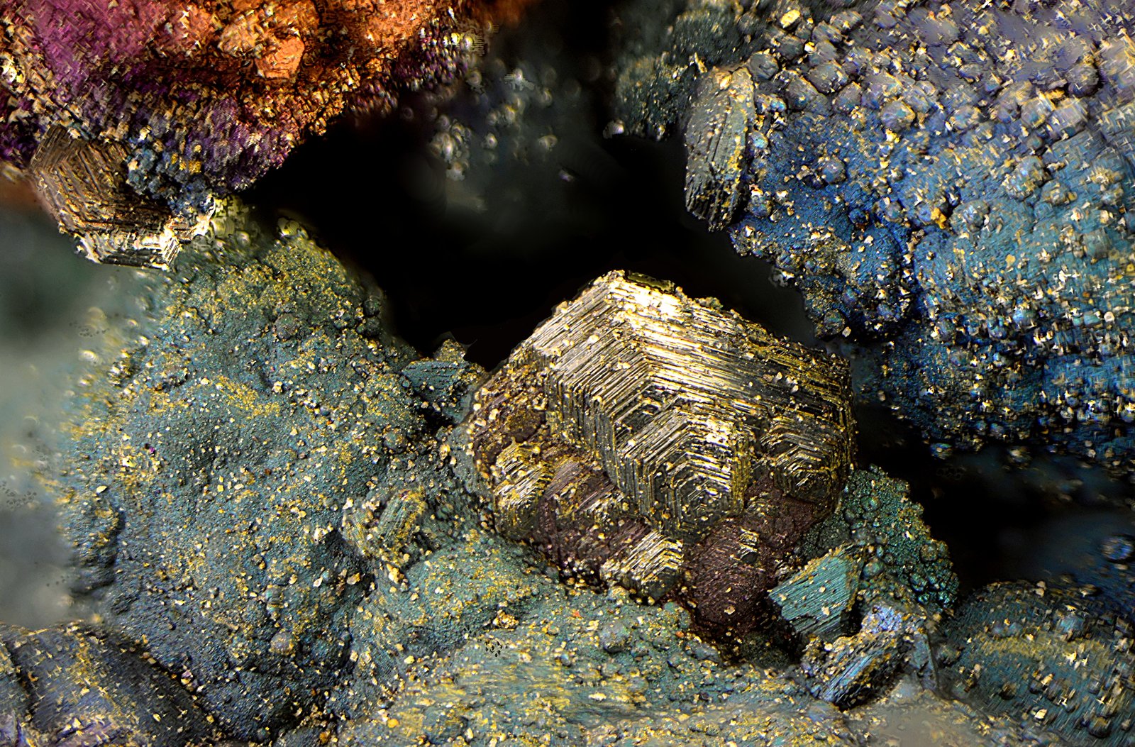Calcosina
Campo de visión de 4 mm.
(Autor: Antonio Carmona)