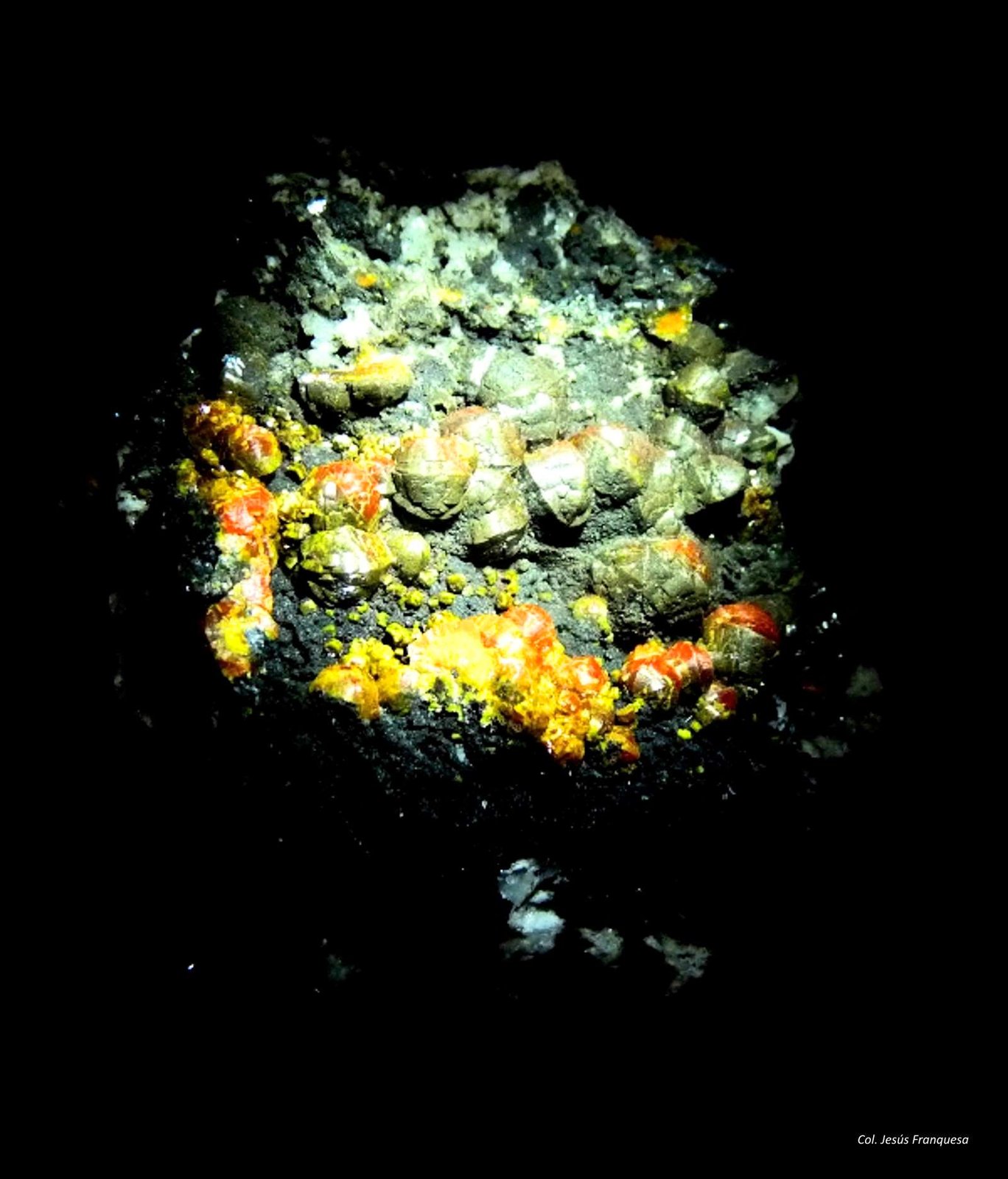 Mimetita (variedad campyllita)
65x45 mm.
(Autor: Jesus Franquesa Baucells)