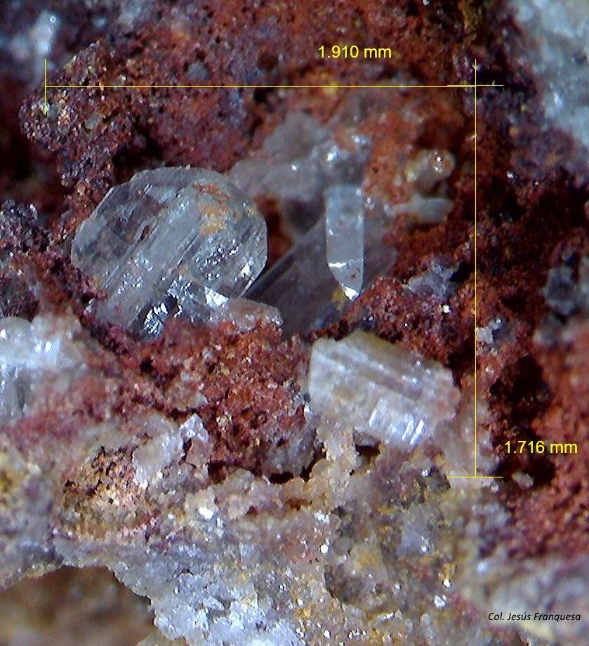 Cerusita.
1´910 x 1´716 mm.
(Autor: Jesus Franquesa Baucells)