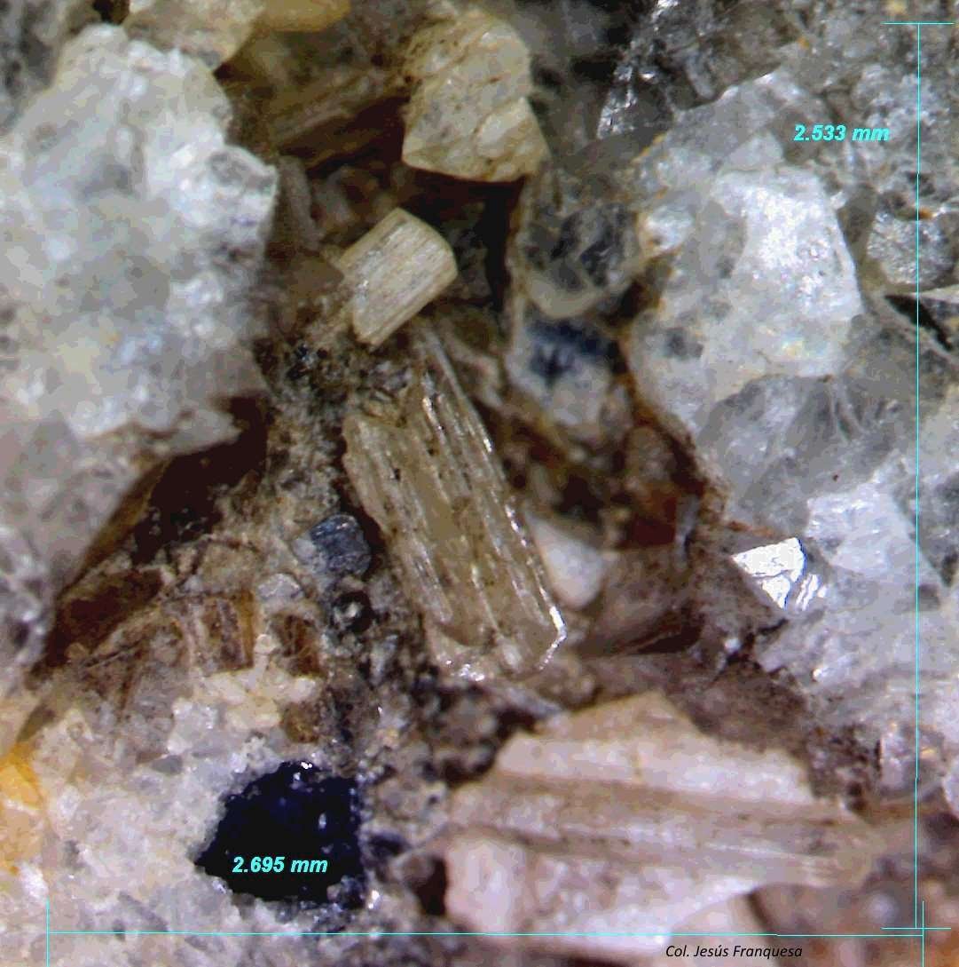 Cerusita.
2´695 x 2´533 mm.
(Autor: Jesus Franquesa Baucells)