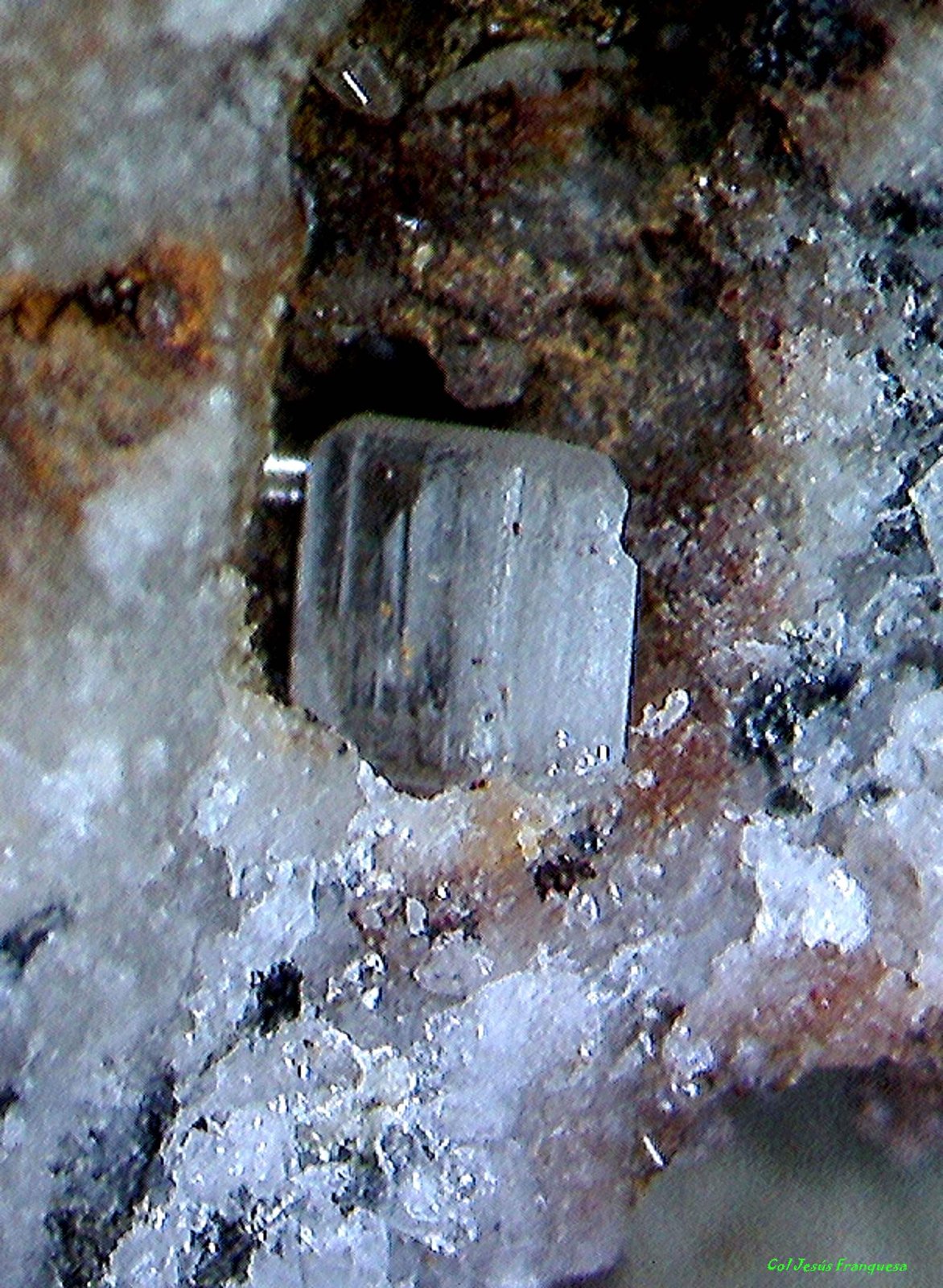 Cerusita.
2´097 x 1´855 mm.
(Autor: Jesus Franquesa Baucells)