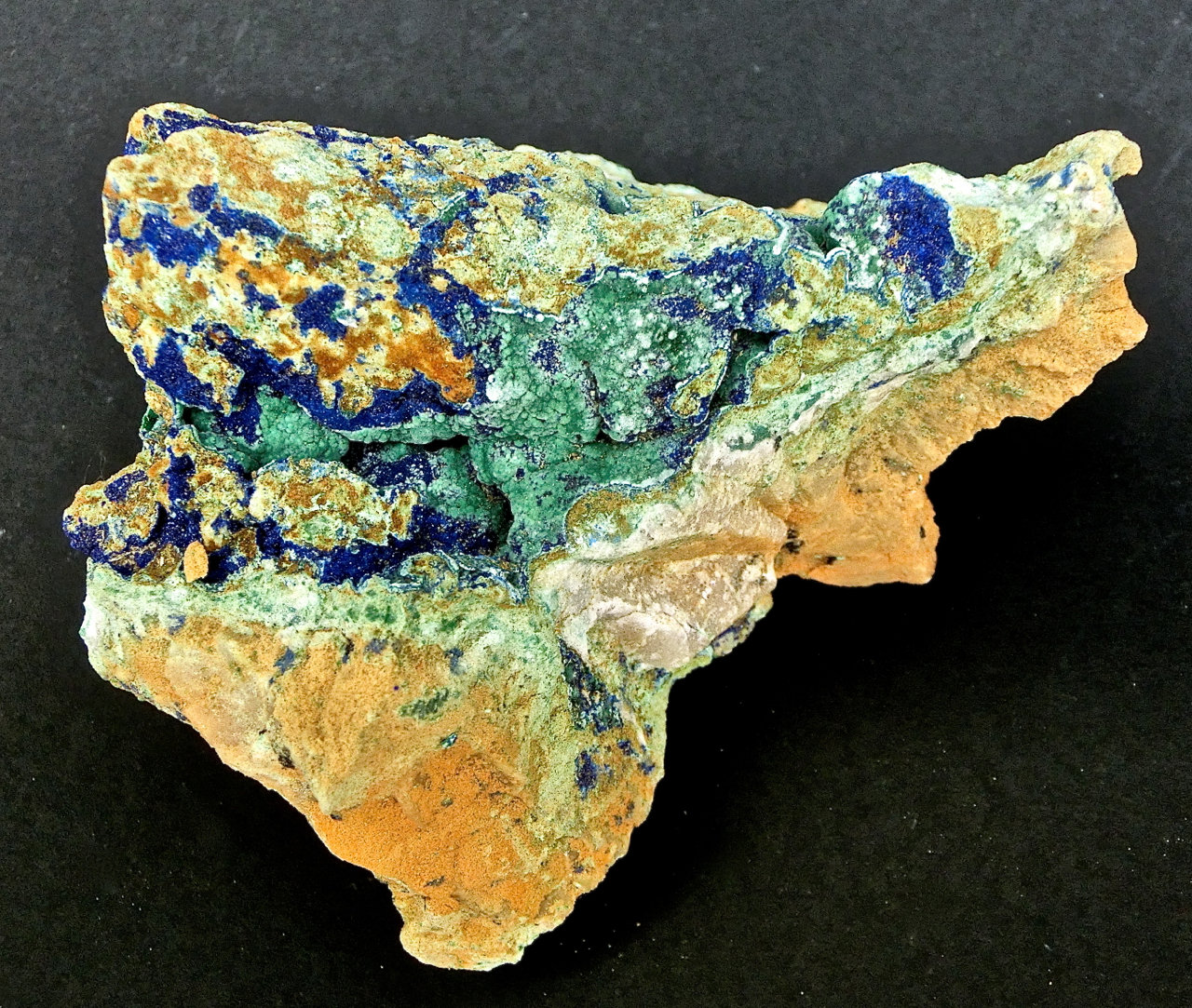 Azurita, Malaquita
7 x 4 x 3 cm
(Autor: María Jesús M.)