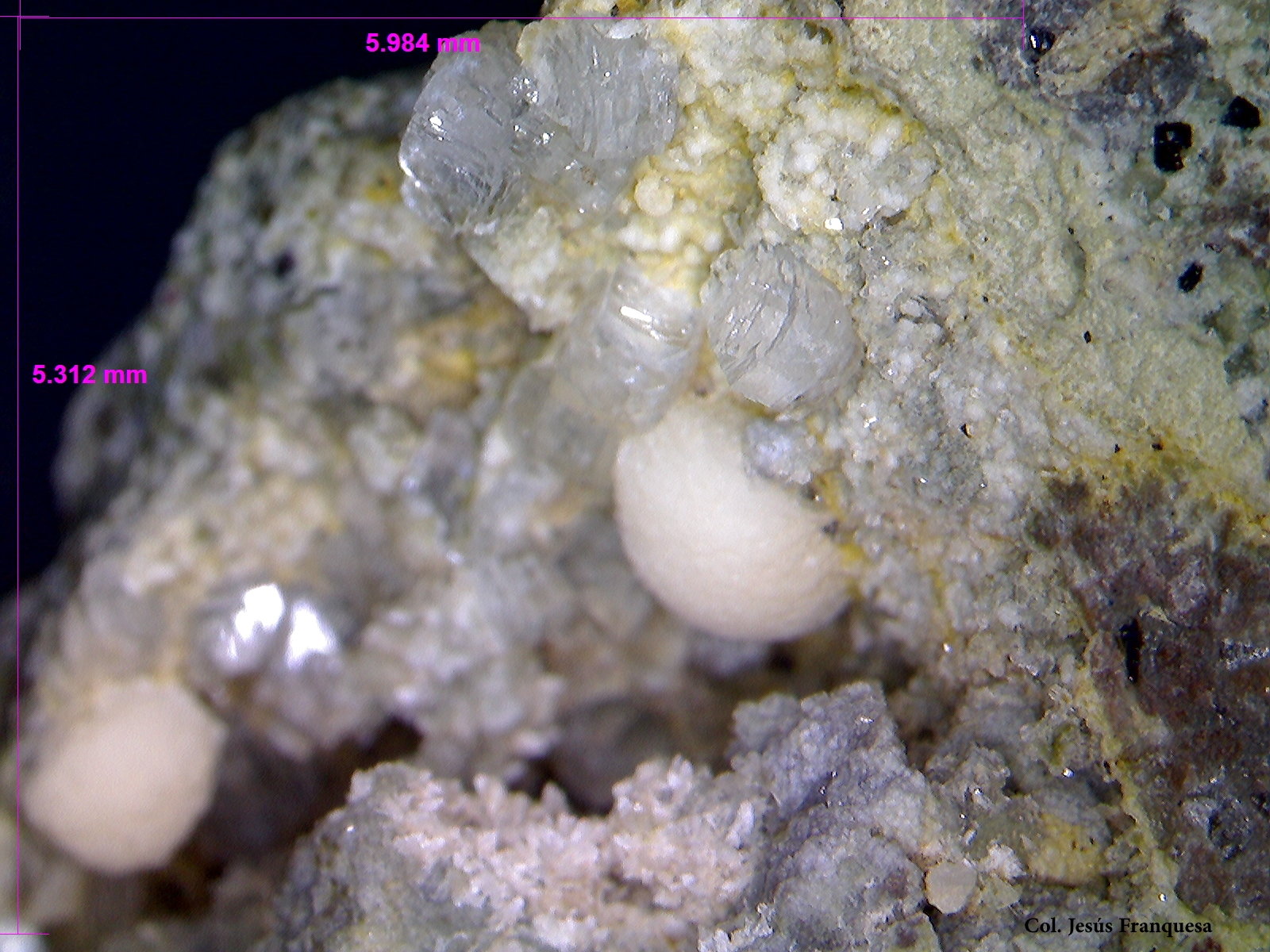 Clinoptilolita y Ferrierita.
5´984 x 5´312 mm.
(Autor: Jesus Franquesa Baucells)