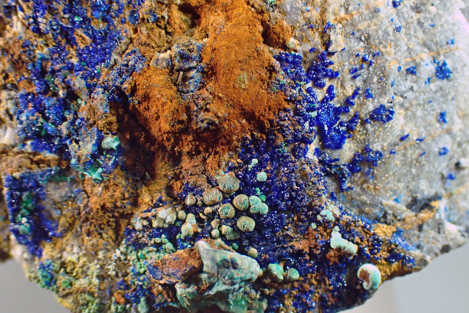 Azurita y Malaquita
Medida: 8,4 x 4,8 x 3,0 cms
(Autor: Joan Martinez Bruguera)