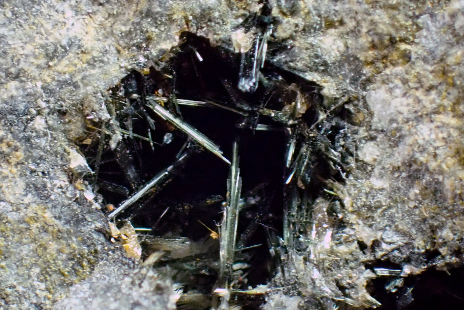 Actinolita
Medida: 6,3 x 5,5 x 1,8 cms
(Autor: Joan Martinez Bruguera)