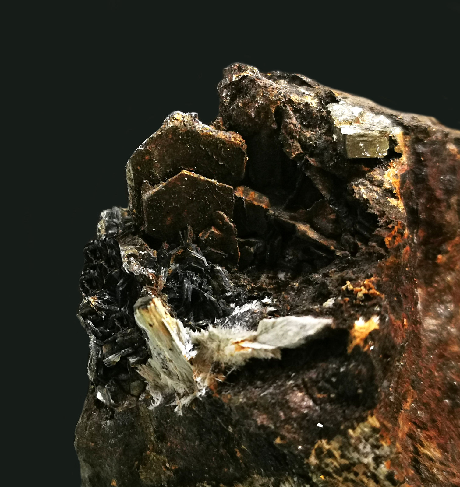 Pirrotita sobre Clinocloro
Cristal mayor de 17 mm
(Autor: Antonio Carmona)