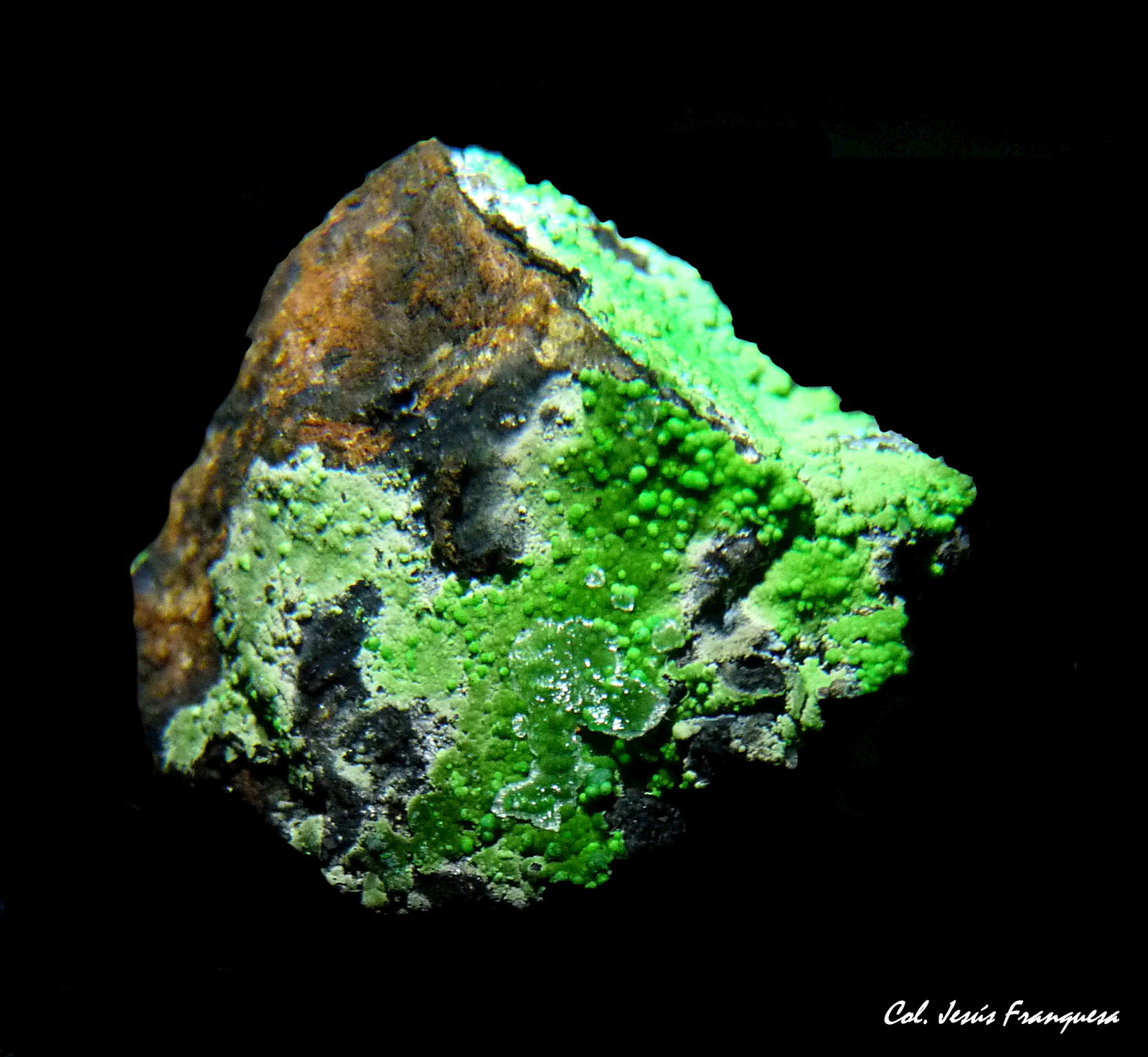 Conicalcita.
25x20 mm.
(Autor: Jesus Franquesa Baucells)