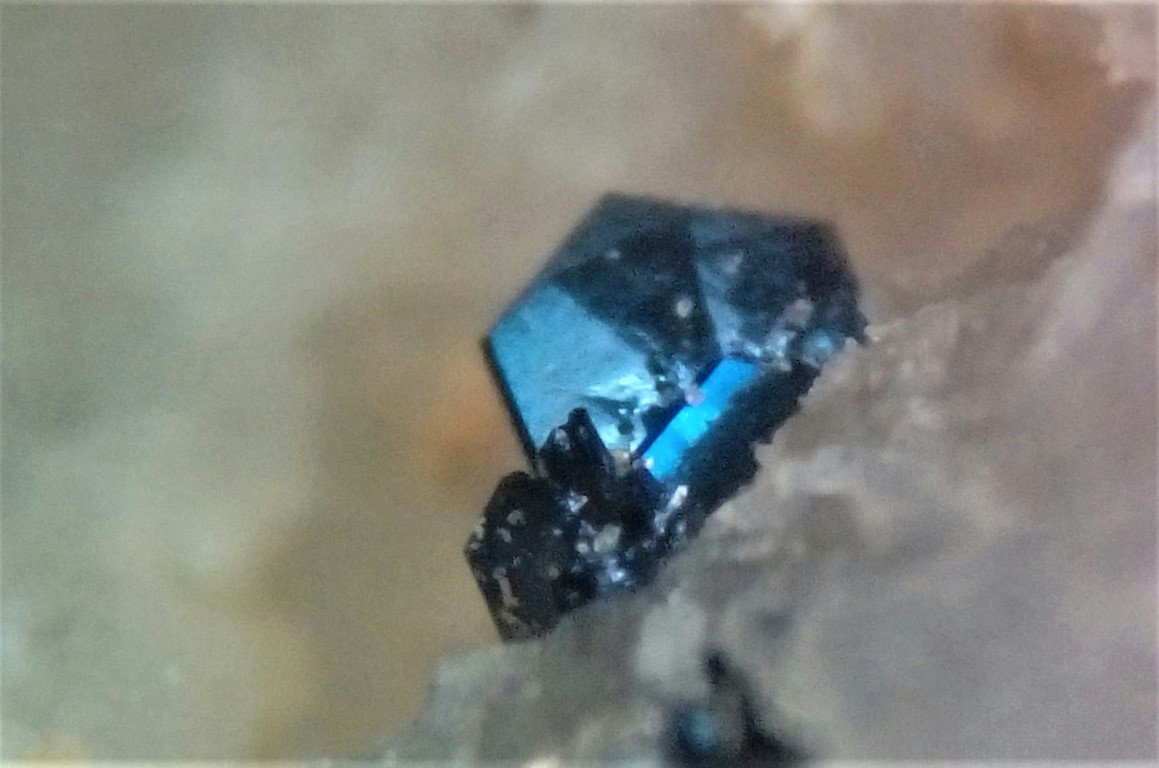 Covellita
Cristal de menos de 1 mm
(Autor: J.A.M. Barnestein (Barny))