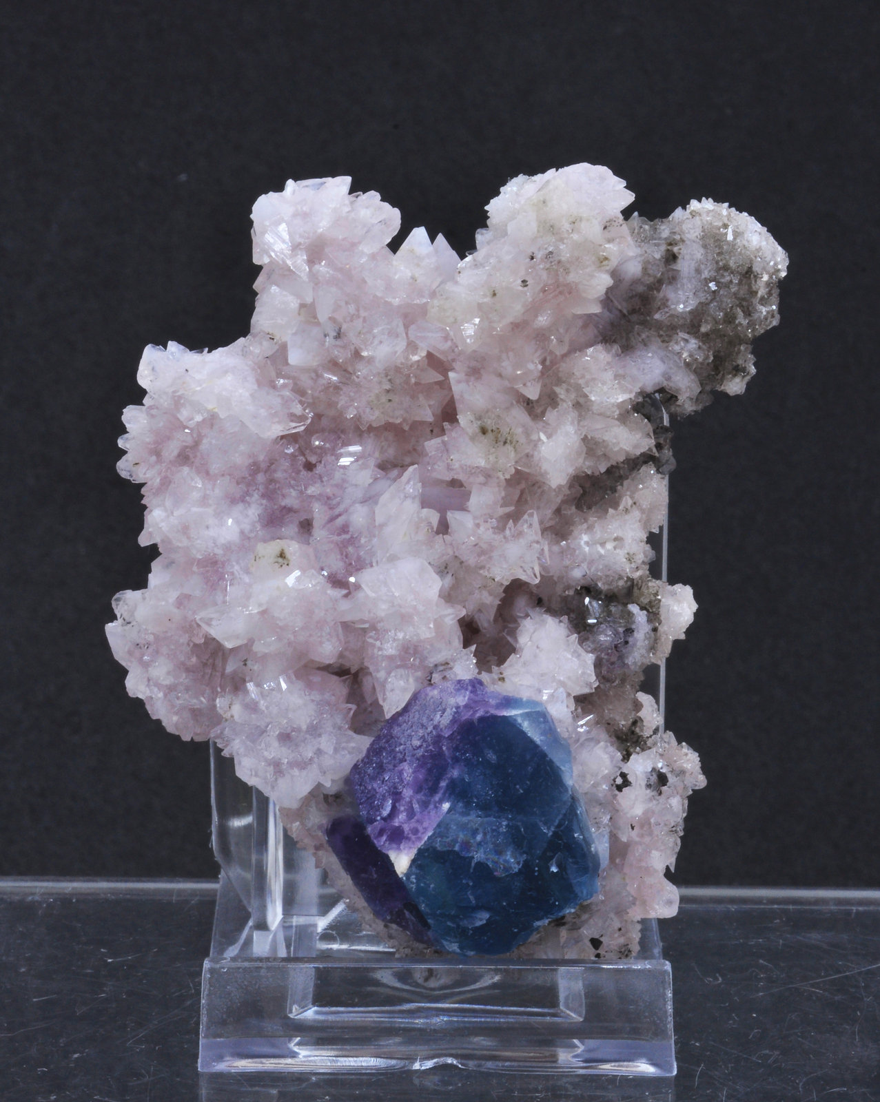 Creedita y Fluorita
7 × 6.3 × 4.2 cm
(Autor: Jordi Fabre)