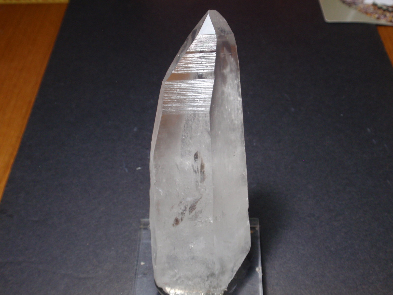 Cuarzo (variedad hialino o cristal de roca)
40x110 mm
(Autor: Ignacio)