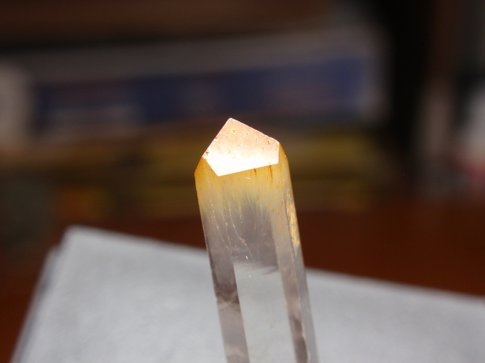 Cuarzo (variedad cristal de roca) con inclusiones
5x30 mm
(Autor: Ignacio)