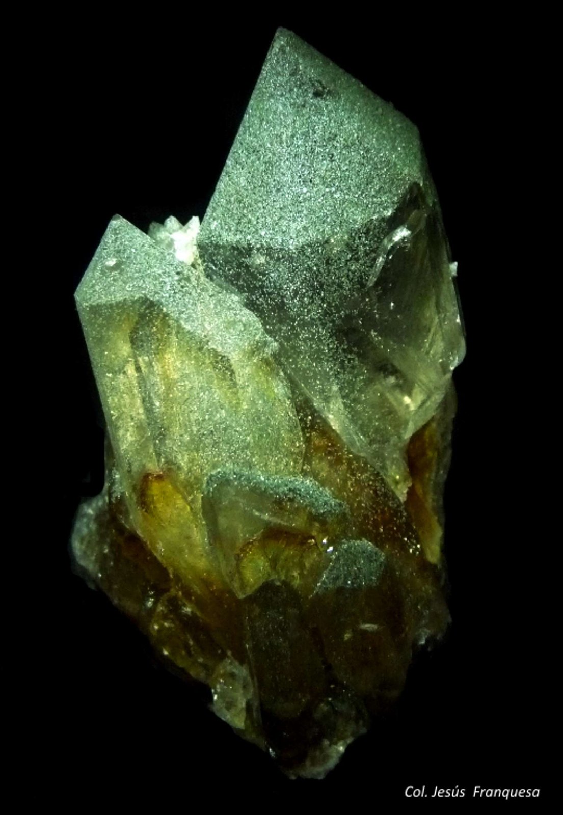Cuarzo y Clorita.
75x45 mm.
(Autor: Jesus Franquesa Baucells)
